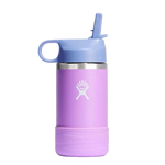 Hydro Flask Kids Wide Mouth Straw Lid with Boot Insulated Water Bottle - 12 Oz - Anemone