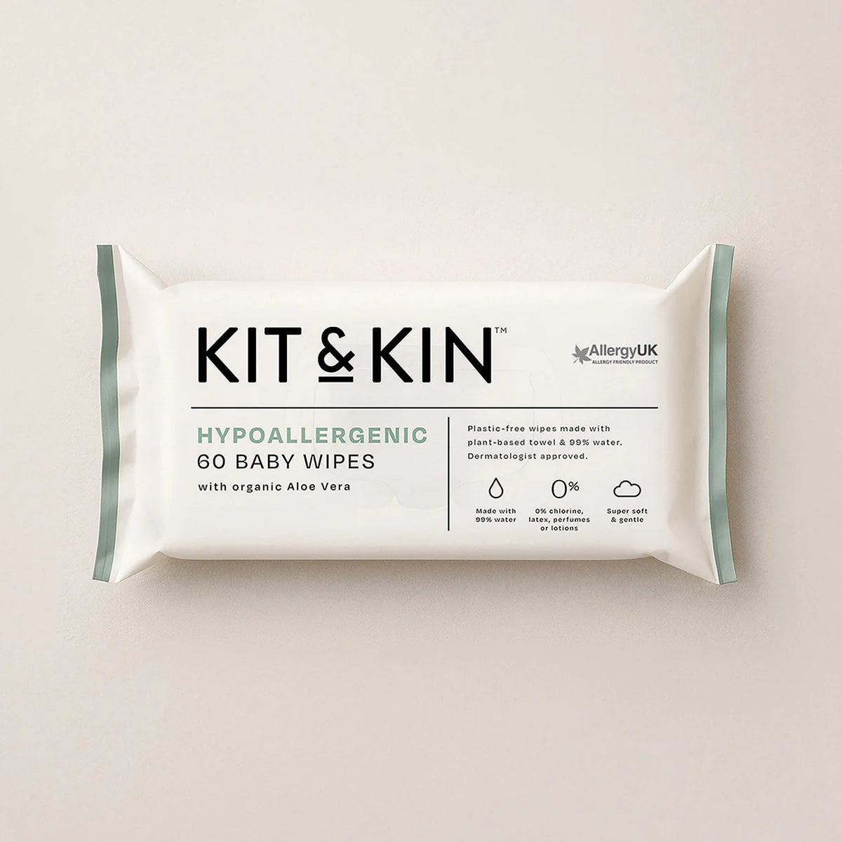 Kit & Kin Biodegradable Baby Wipes 60s