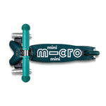 Micro Scooter Mini Deluxe Foldable ECO LED - Green