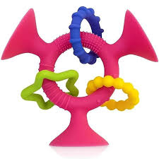 Nuby Silly Suction Three Prong Rings
