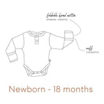 Snuggle Hunny Olive Long Sleeve Bodysuit 3-6 Months (00)
