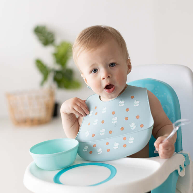 Pearhead Silicone Bib - Milk Drunk - 2-Pack