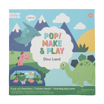 Ooly Pop! Make and Play Activity Scene - Dino Land