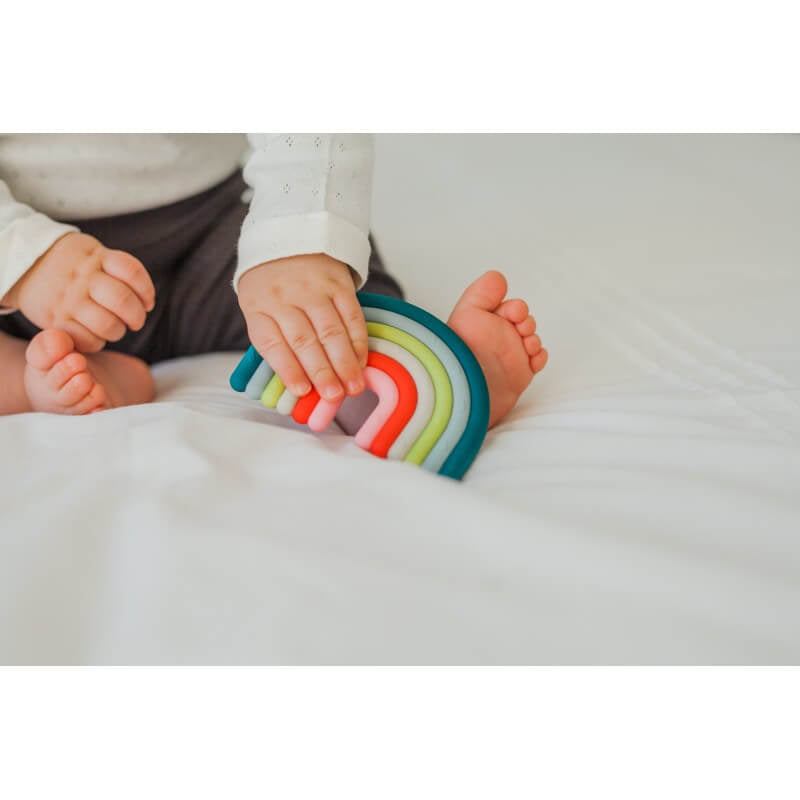 Suavinex Rainbow Silicone Teether Stage 1