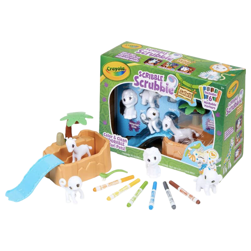 Crayola Scribble Scrubbie Safari Tub Set