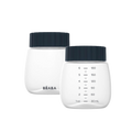 Beaba Single and Double Breast Pump Milk Collection Storage Bottles (Pack of 2)