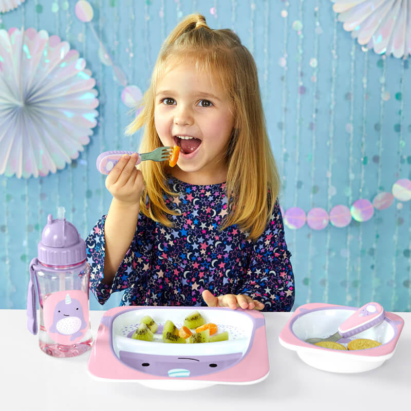 Skip Hop Zootensils Fork & Spoon - Narwhal