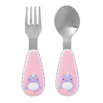 Skip Hop Zootensils Fork & Spoon - Narwhal