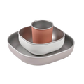 Beaba Stainless Steel Meal Set - Terracotta