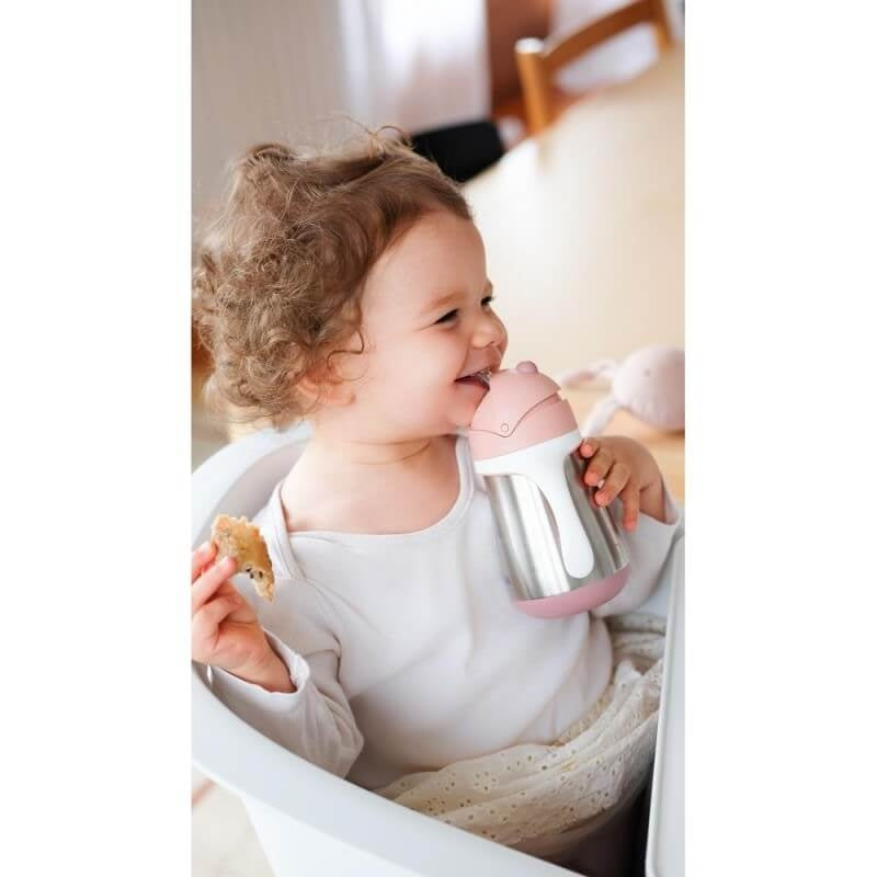Beaba Stainless Steel Straw Cup 250ml
