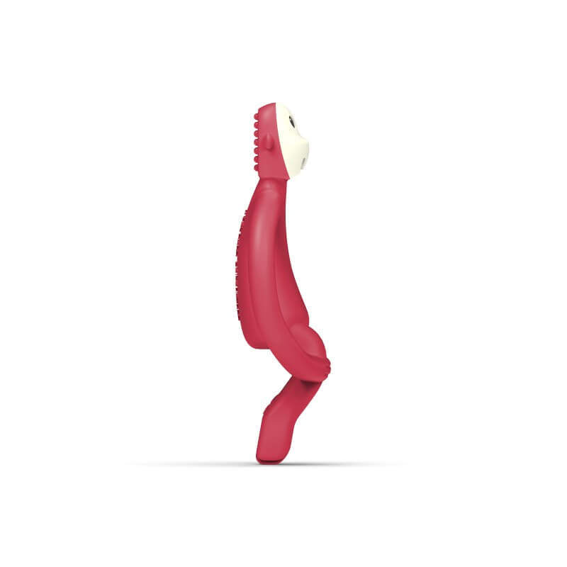 Matchstick Monkey Original Teething Toy & Gel Applicator - Red