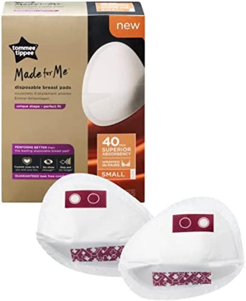 Tommee Tippee Made for Me Disposable Breast Pads 40-Pack - Small