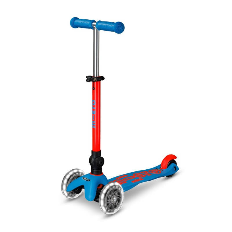 Micro Scooter Mini Deluxe Foldable Neon LED