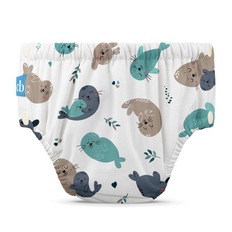 Charlie Banana Reusable Swim Diaper Snaps - Seally