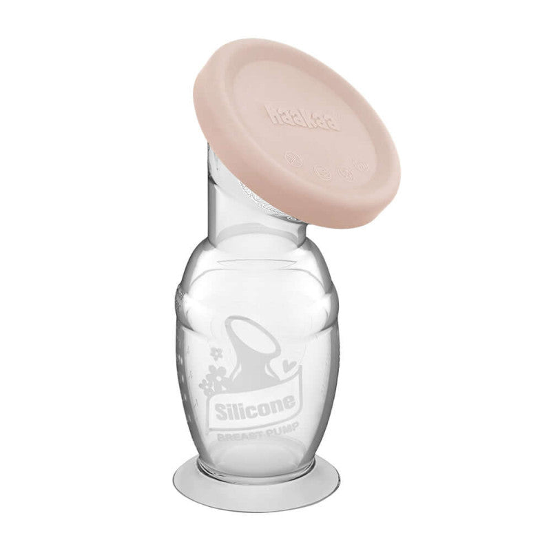 Haakaa 100ml Silicone Breast Pump & Silicone Cap