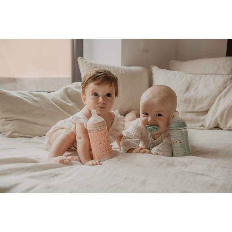 Suavinex Welcome Baby Gift Set 7 Pieces - Bonhomia Owl Green