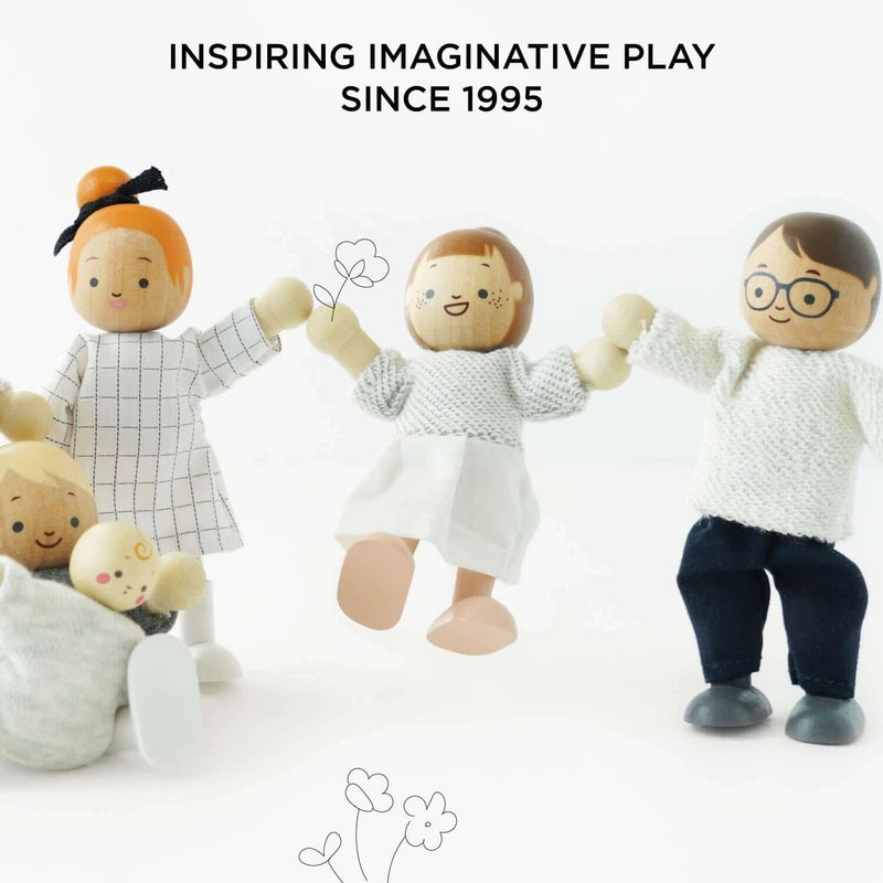 Le Toy Van Wooden Dolls House Family