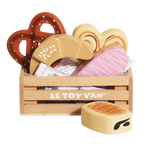 Le Toy Van Wooden Market Crate - Bakery & Patisserie
