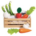 Le Toy Van Wooden Market Crate - Harvest Vegetables