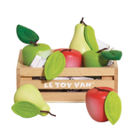 Le Toy Van Wooden Market Crate - Orchard Fruits