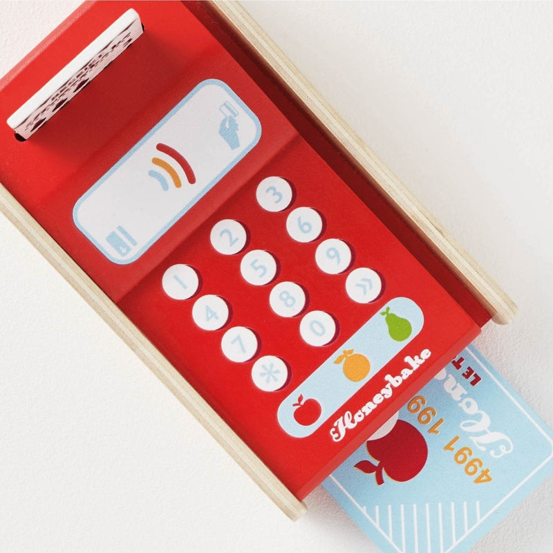 Le Toy Van Wooden Shop Card Machine