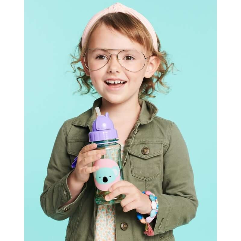 Skip Hop Zoo PP Straw Bottle 390ml